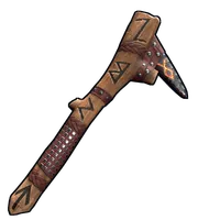 Ancient Runic Pick Axe