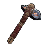 Ancient Runic Stone Hatchet