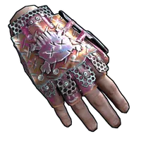Apocalyptic Roadsign Gloves