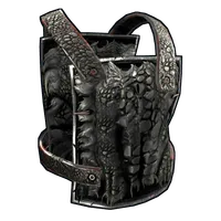 Black Alligator Metal Chest Plate