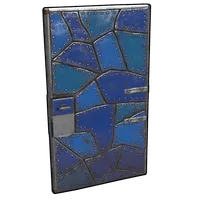 Blue Puzzle Door