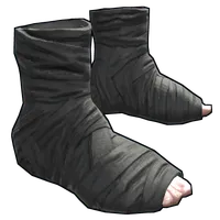Burlap Ninja Slippers