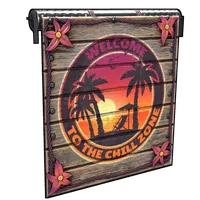 Chill Zone Garage Door