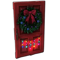 Christmas Wooden Door