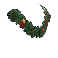 Christmas Wreath Poncho