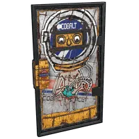 Cobalt Graffiti Door