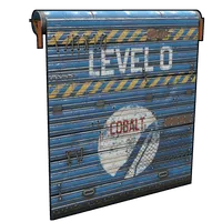 Cobalt Space Door