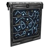 Constellations Garage Door