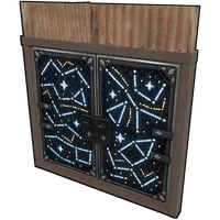 Constellations Metal Double Door