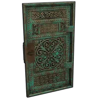 Corroded Bronze Door