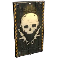 Danger Zone Wooden Door