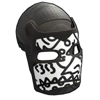Doodle Metal Facemask