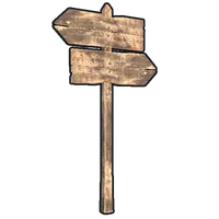 Double Sign Post