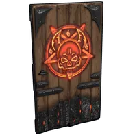El Diablo Wooden Door