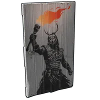 Flamebearer Wooden Door