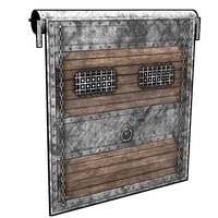 Frontier Rustic Garage Door