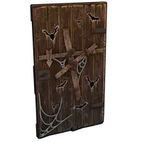 Halloween Wooden Door