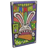 Happy Rabbit Door