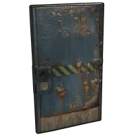 Hazard Metal Door