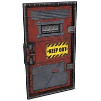 Keep Out Armored Door