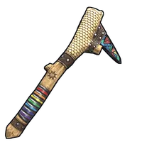 Mosaic Stone Pick Axe