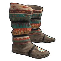 Native American Hide Shoes