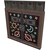 Outer Planets Armored Double Door