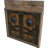 Pirate Ship Wooden Double Door