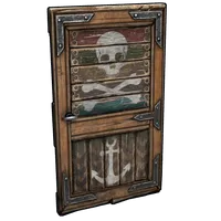 Pirate Wooden Door