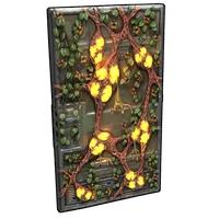Plague Metal Door