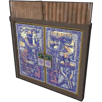Porcelain Sheet Metal Double Door