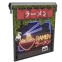 Ramen Garage Door