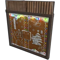 Rust Christmas Double Door