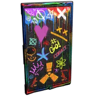 Spraycan Wooden Door