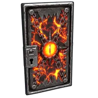 Watcher of Doom Metal Door